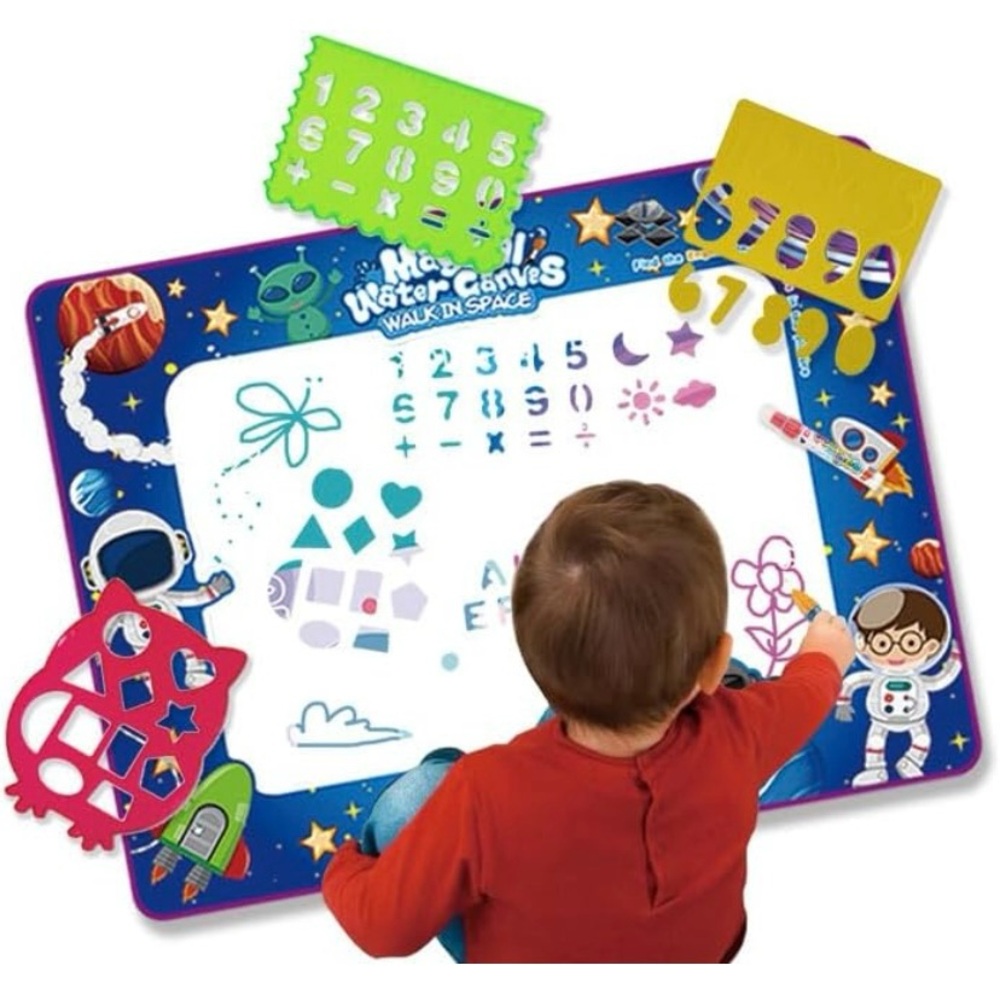 Large Magic Water Canvas Interstellar Astronaut Puzzle Children Repeatedly use